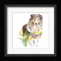 Easter Pups II Framed Print
