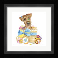 Easter Pups III Framed Print