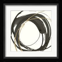 Gilded Enso IV Framed Print