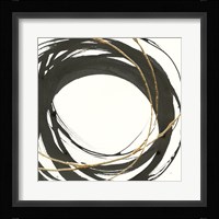 Gilded Enso III Framed Print