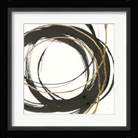 Gilded Enso II Framed Print