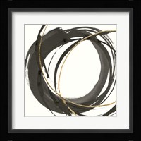Gilded Enso I Framed Print