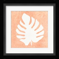 Tropical Fun Palms Silhouette II Framed Print
