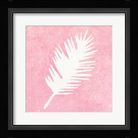 Tropical Fun Palms Silhouette I Framed Print