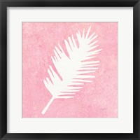 Tropical Fun Palms Silhouette I Framed Print