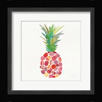 Tropical Fun Pineapple I Framed Print