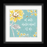 Bee Happy IV Framed Print