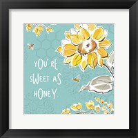 Bee Happy III Framed Print
