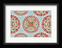 Holiday Wings VII Blue Framed Print