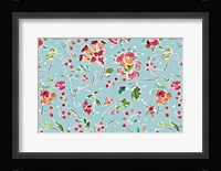 Holiday Wings VIII Blue Framed Print