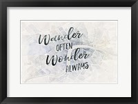 Watercolor Wanderlust London Adventure Framed Print