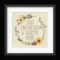 Autumn Garden IV Framed Print