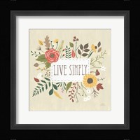 Autumn Garden I Framed Print