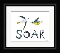 Bird Words IV Framed Print