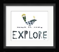 Bird Words II Framed Print