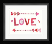 Love Words III Framed Print