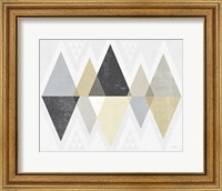 Mod Triangles II Archroma Fine Art Print