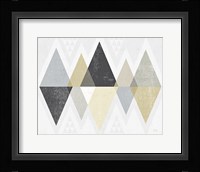 Mod Triangles II Archroma Fine Art Print
