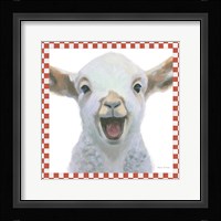 Farm Friends I Border Framed Print