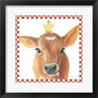Farm Friends III Border Framed Print