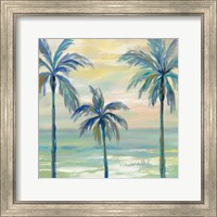 Marine Layer Palms Crop Fine Art Print