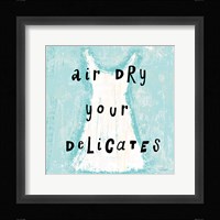 Laundry Rules VI Fine Art Print