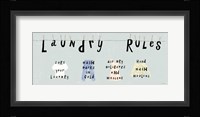 Laundry Rules I Fine Art Print