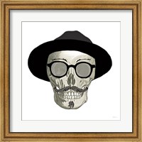 Hipster Skull III Fine Art Print