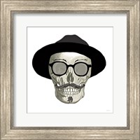 Hipster Skull III Fine Art Print