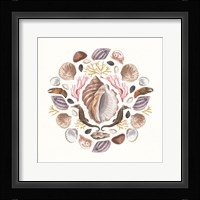 Ocean Mandala III Framed Print