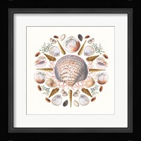 Ocean Mandala I Framed Print