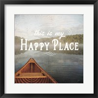 Calm Waters I no Triangles Framed Print