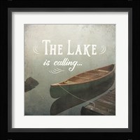 Calm Waters II no Triangles Framed Print