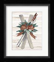 Holiday Sports on Wood IV Luxe Fine Art Print