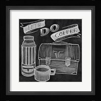 Let's Do Coffee Chalk Fine Art Print