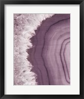 Agate Geode I Plum Fine Art Print
