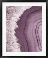 Agate Geode I Plum Fine Art Print