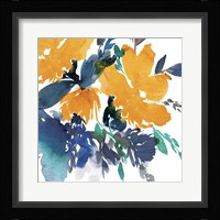 Indigo Flower I Framed Print
