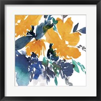 Indigo Flower I Framed Print