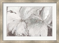 Silver Floral Fine Art Print
