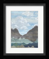 Cloudy Mountains II Framed Print