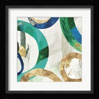 Green Rings I Framed Print