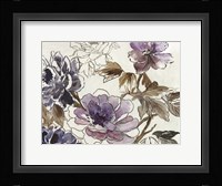 Plum Floral II Framed Print