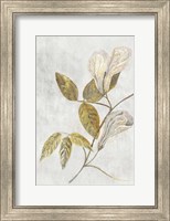Botanical Gold on White III Fine Art Print