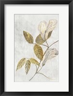Botanical Gold on White III Fine Art Print