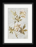 Botanical Gold on White IV Framed Print