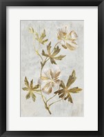 Botanical Gold on White IV Fine Art Print