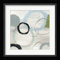 Blue Circles I Framed Print