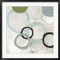 Blue Circles II Fine Art Print
