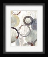 Brown Circles I Framed Print